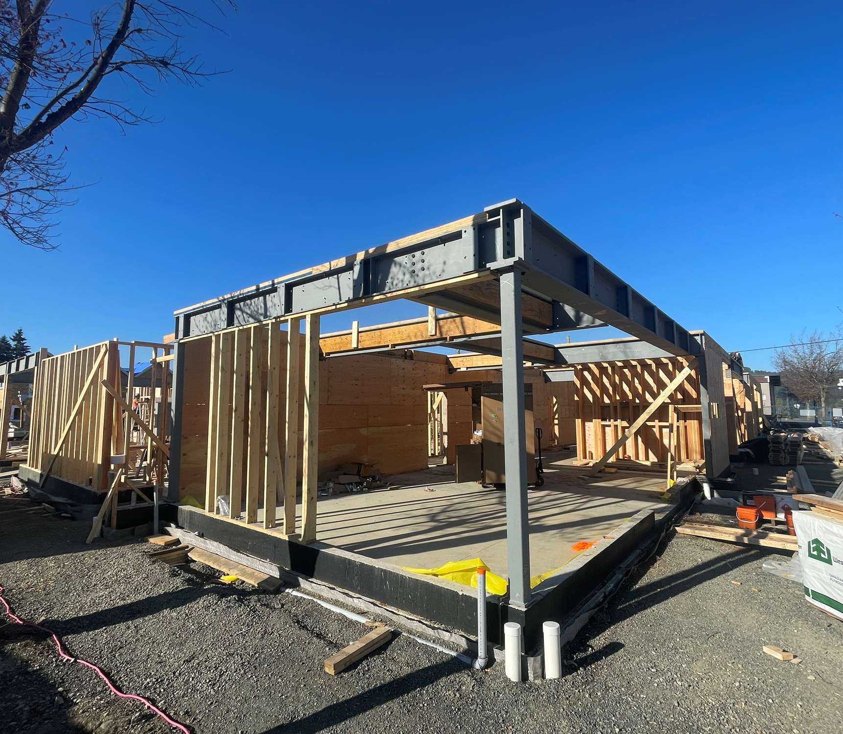 Construction is Underway on a New Development in Port Alberni